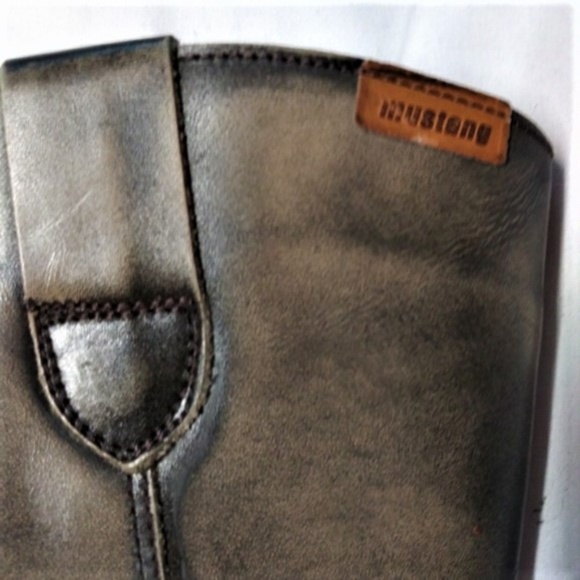 Mustang leather Boots - Picture 7 of 8